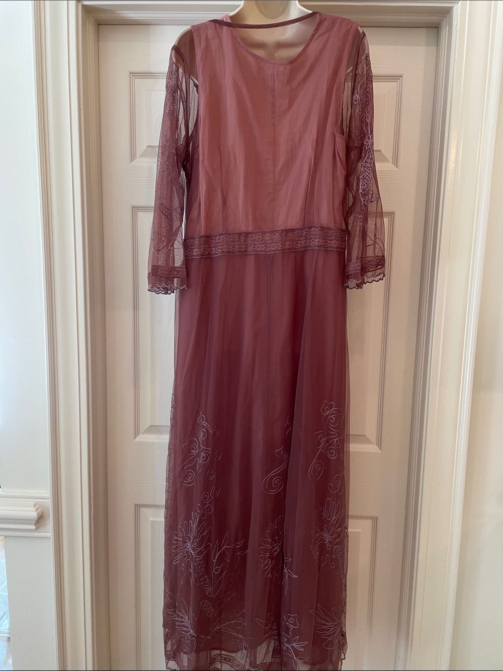 Nataya NWOT Embroidered Abbey dress sz 1X - Picture 7 of 11